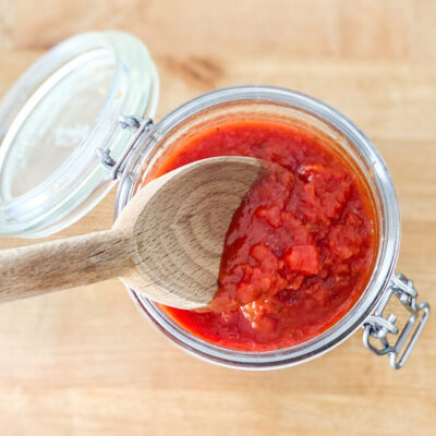 Simple Slow Roasted Tomato Sauce